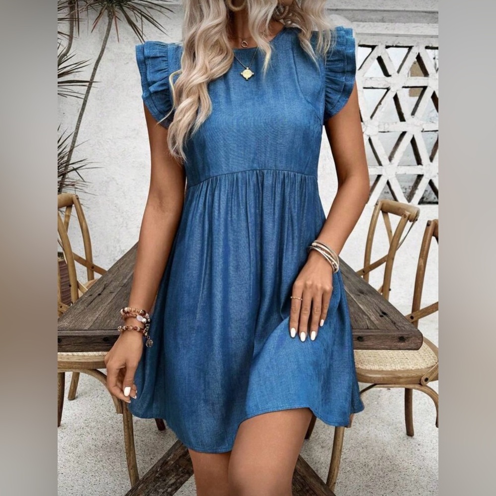Blue Mini Dress